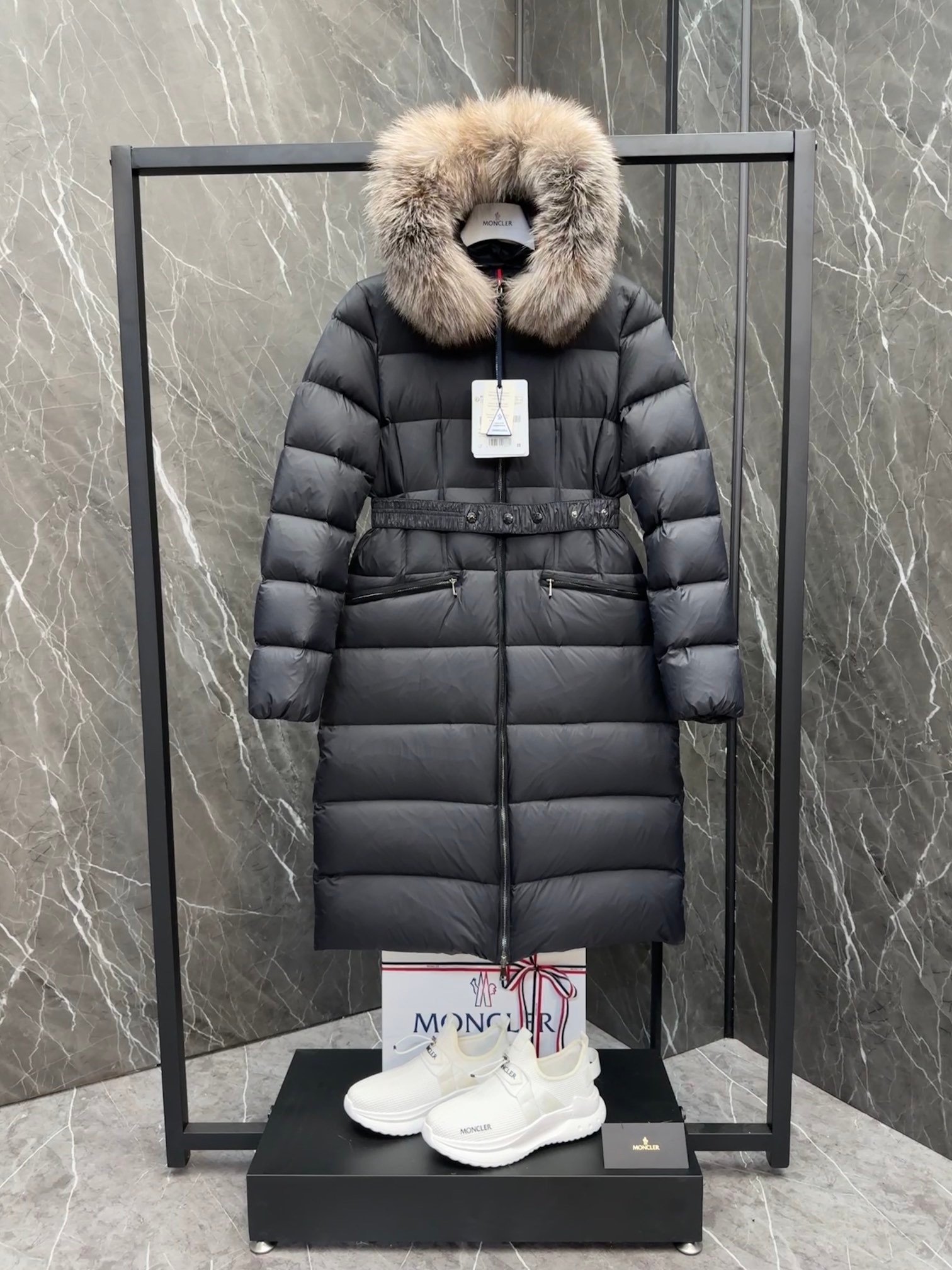 Moncler Boedic Long Women's Down Jacket Coat