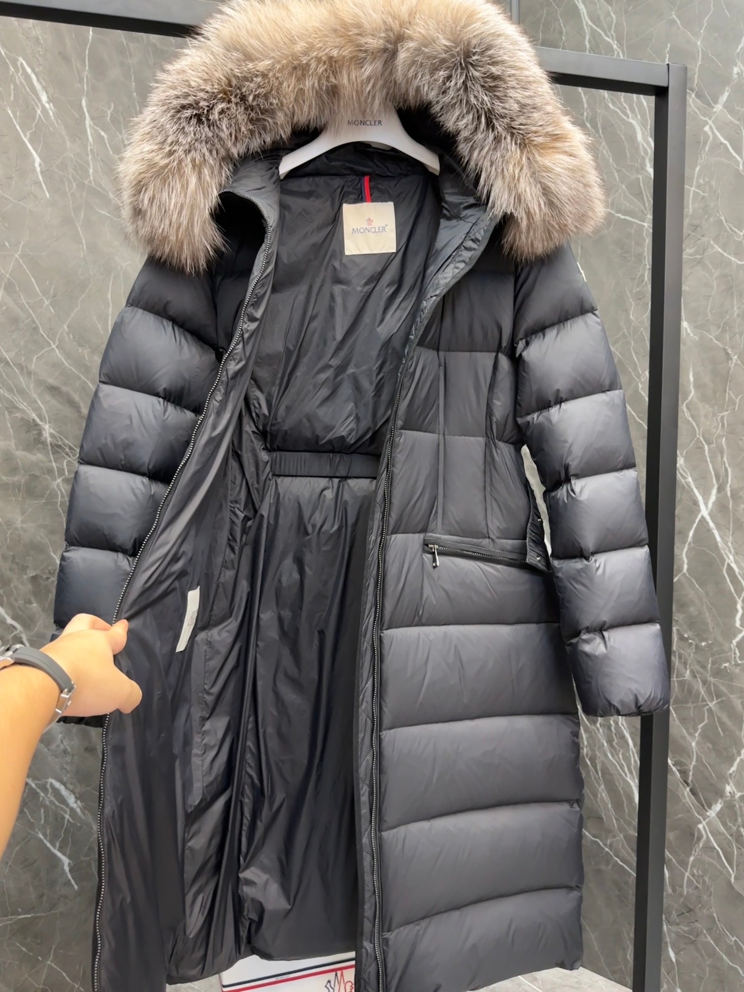 Moncler Boedic Long Women's Down Jacket Coat