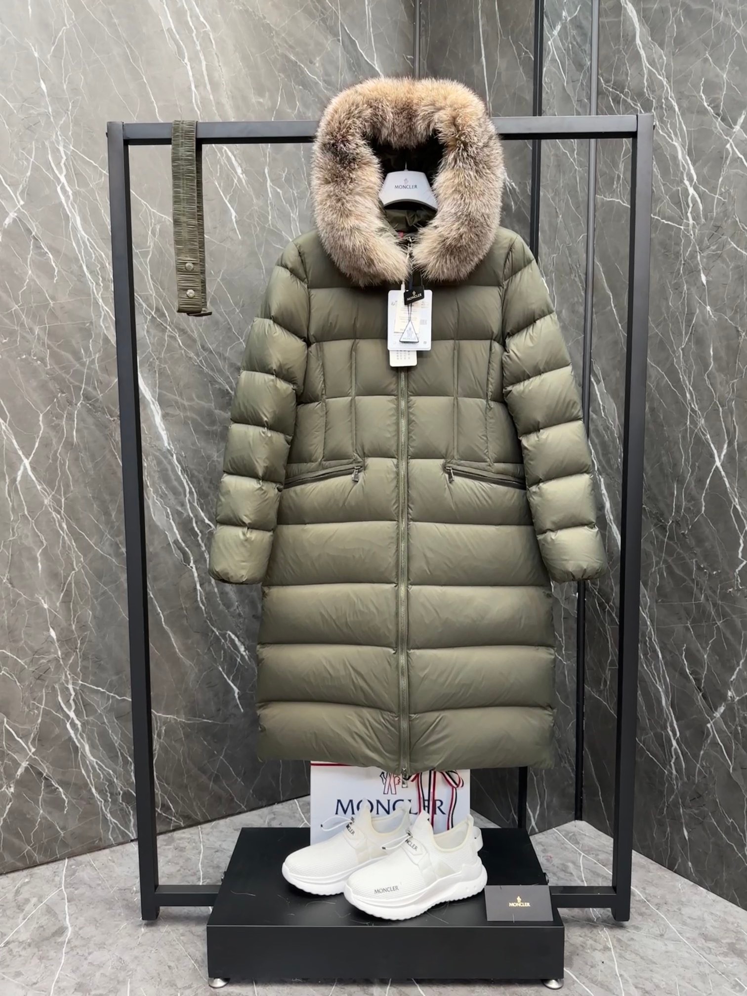 Moncler Boedic Long Women's Down Jacket Coat