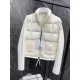 Moncler Women's Wool-Lined Zip-Up Cardigan