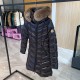 Moncler FULMARUS Chevron Long Fox Fur Down Jacket Original 