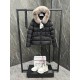 Moncler Boed Women's Short Down Jacket Coat with Fox Fur Collar