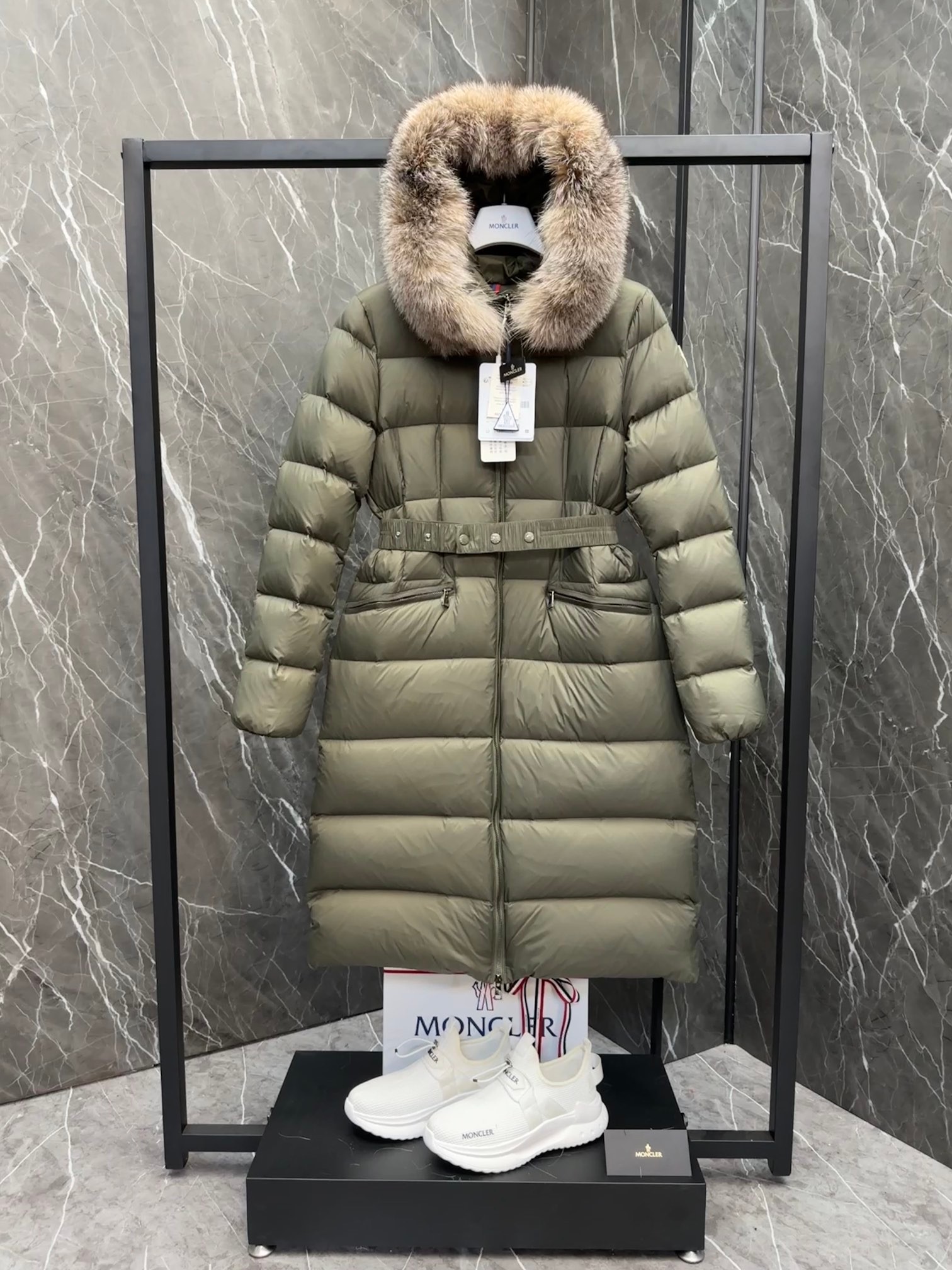 Moncler Boedic Long Women's Down Jacket Coat