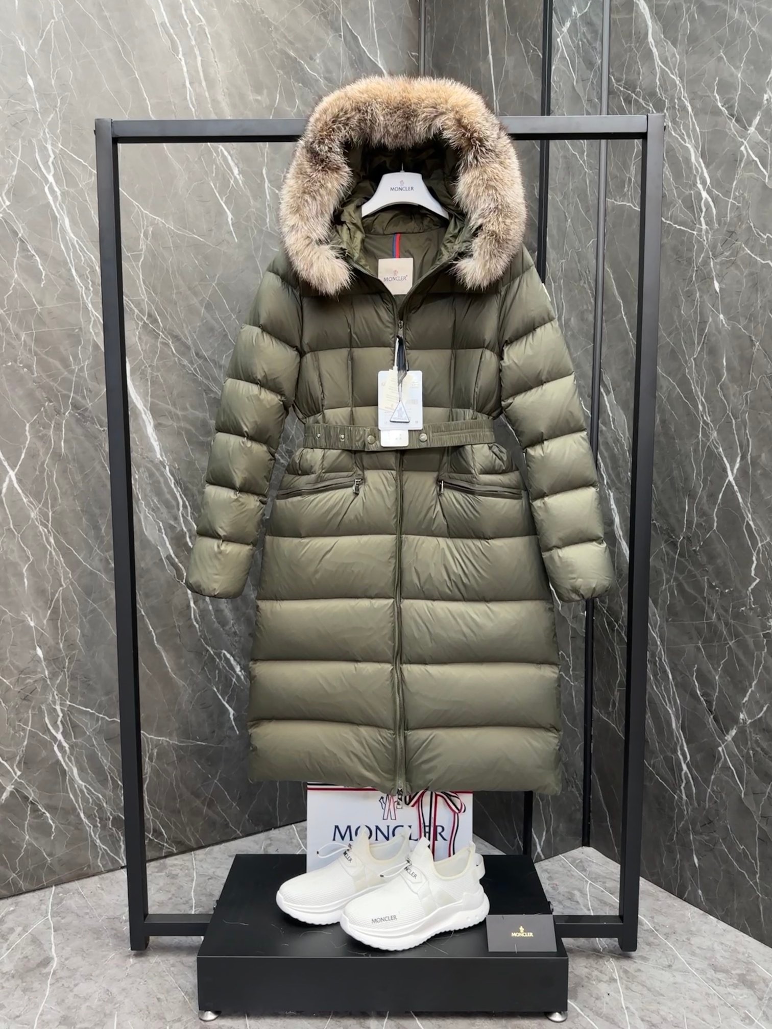 Moncler Boedic Long Women's Down Jacket Coat