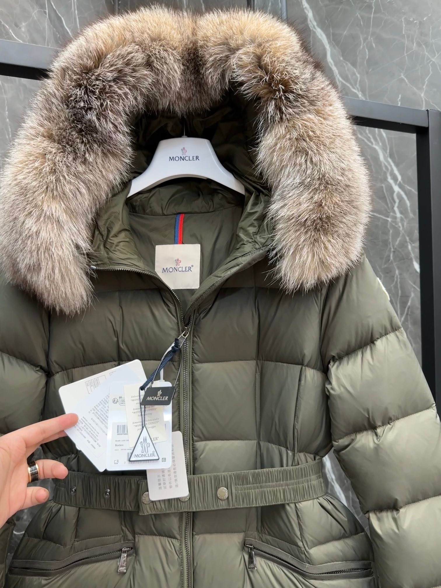 Moncler Boedic Long Women's Down Jacket Coat