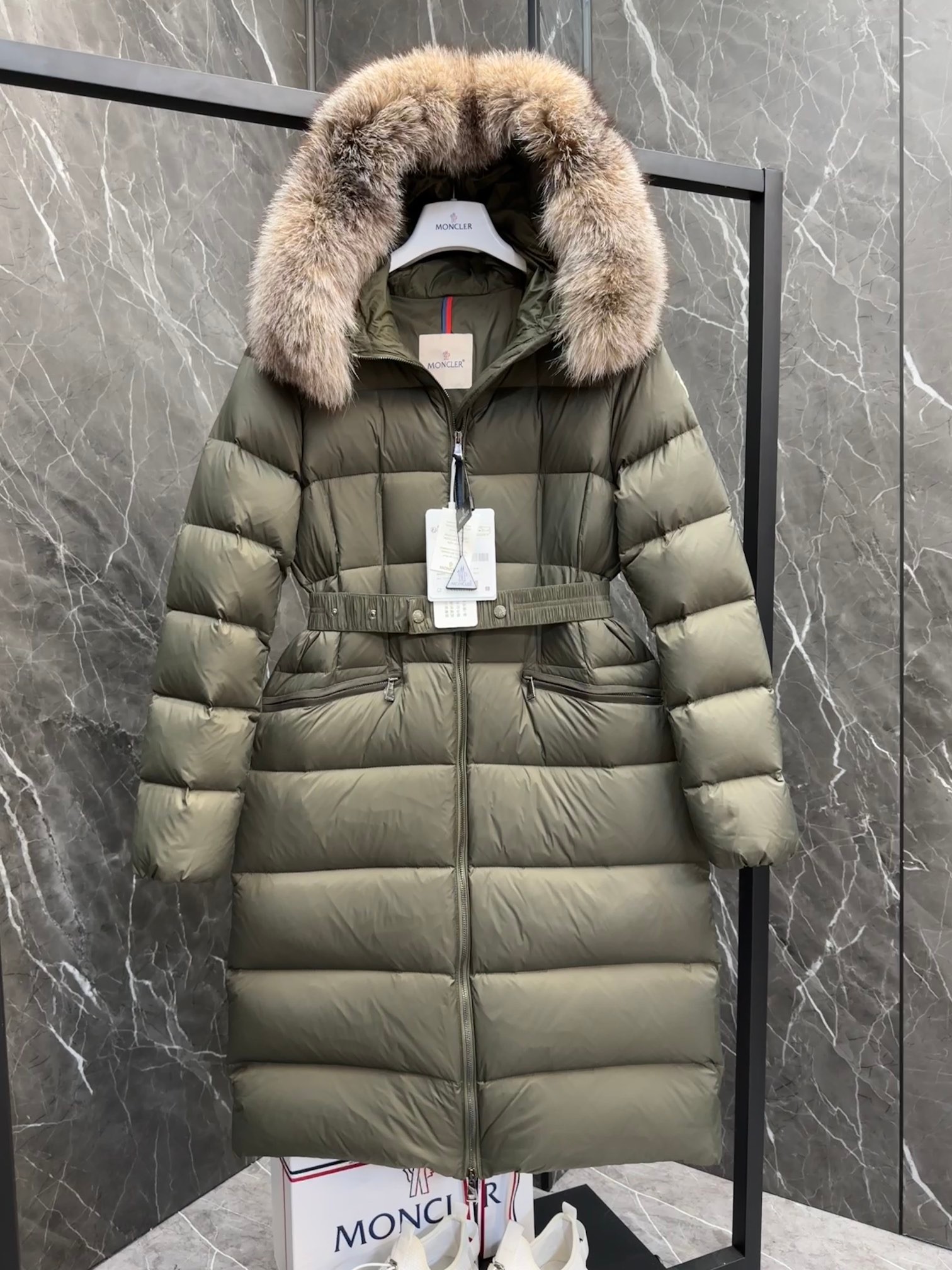 Moncler Boedic Long Women's Down Jacket Coat