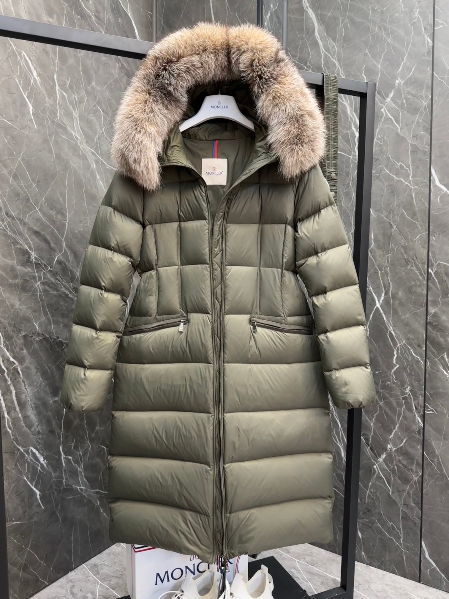 Moncler Boedic Long Women's Down Jacket Coat