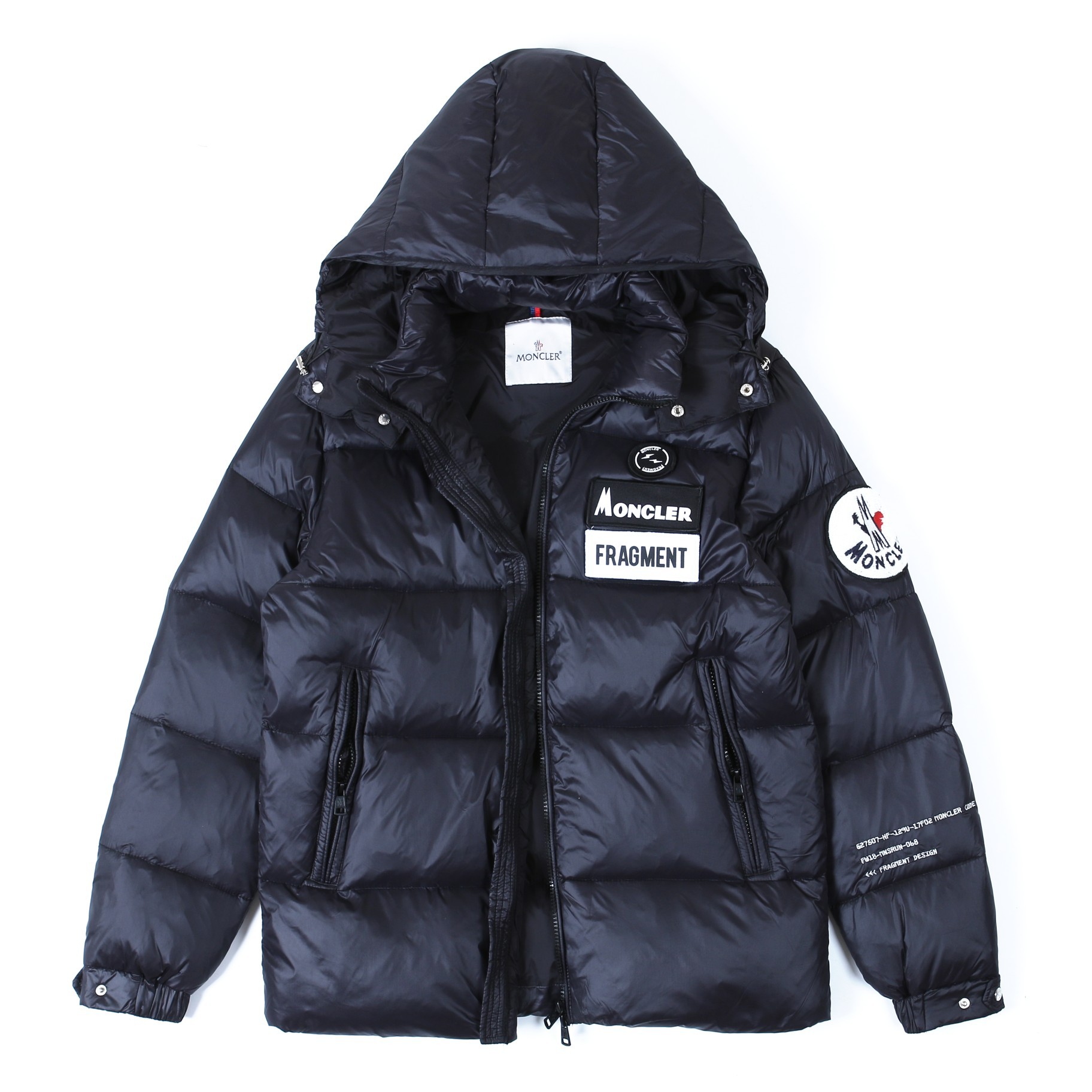 Moncler New Patch Logo Unisex Down Jacket