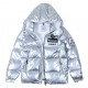 Moncler New Patch Logo Unisex Down Jacket