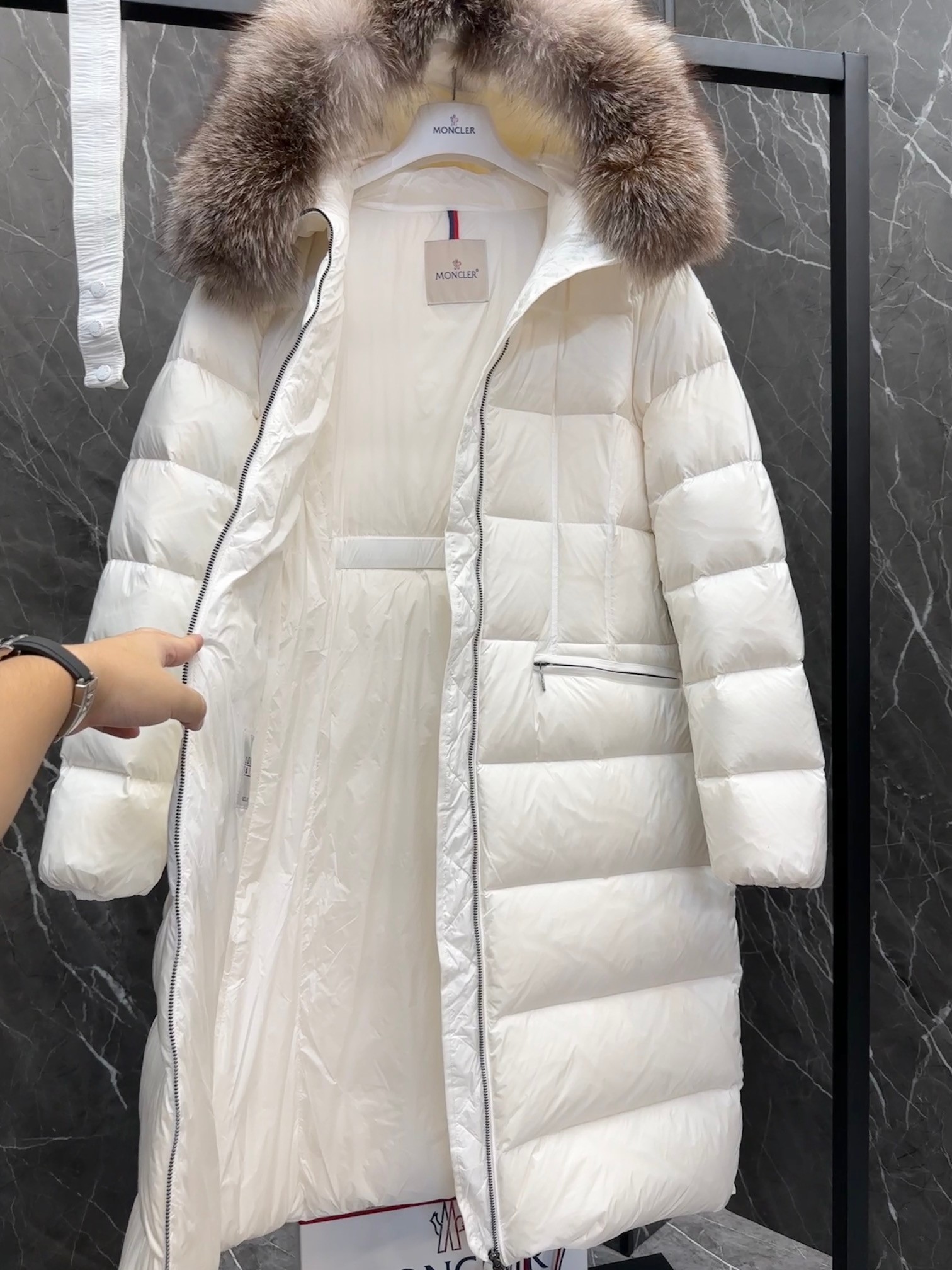 Moncler Boedic Long Women's Down Jacket Coat