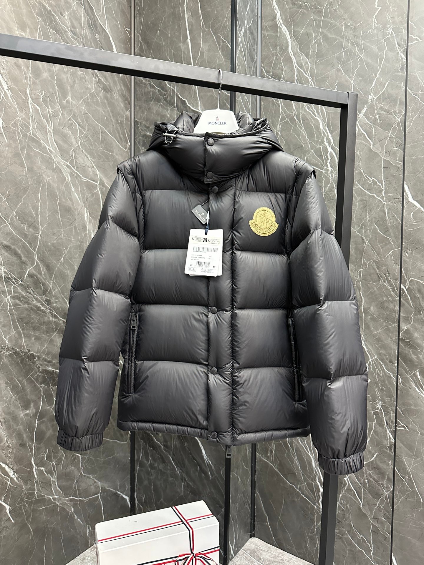 Moncler Cyclone 2-in-1 Down Jacket Coat