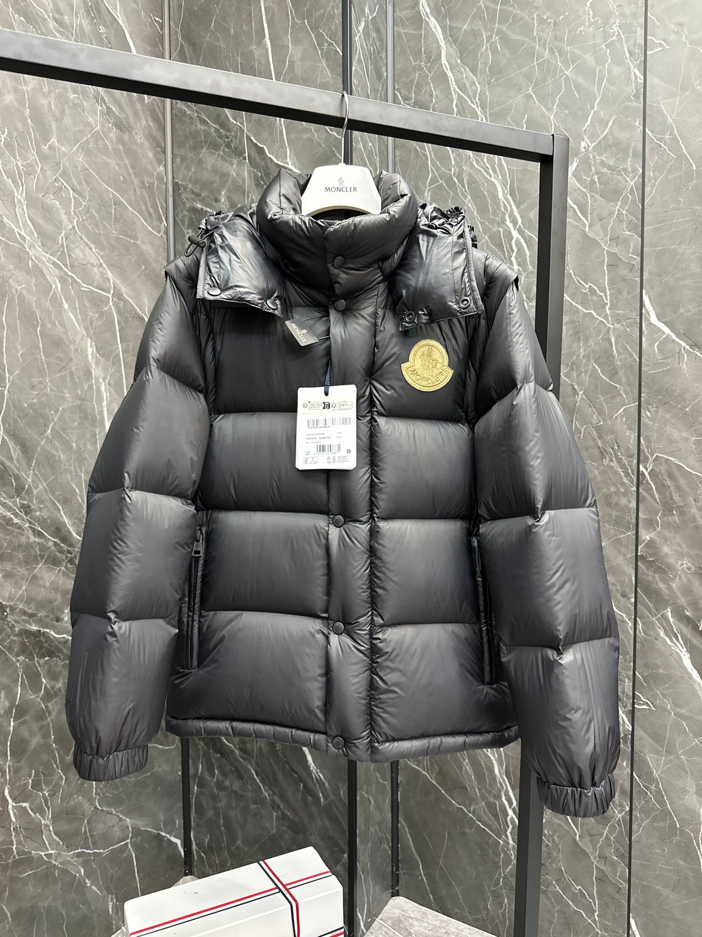 Moncler Cyclone 2-in-1 Down Jacket Coat