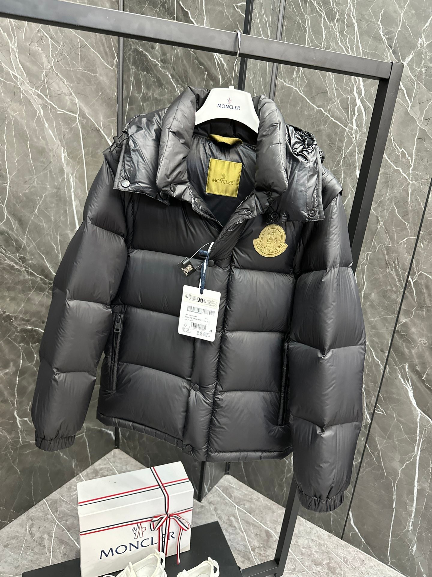 Moncler Cyclone 2-in-1 Down Jacket Coat