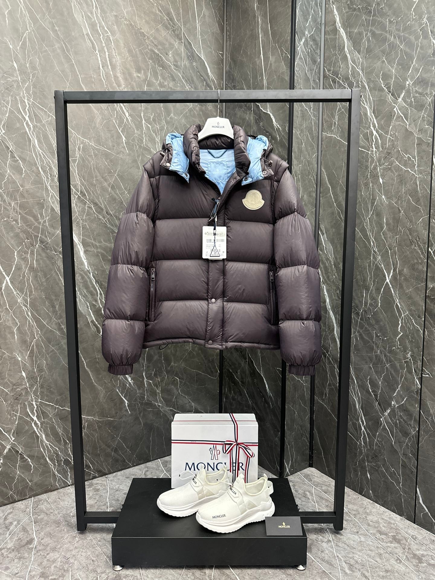 Moncler Cyclone 2-in-1 Down Jacket Coat