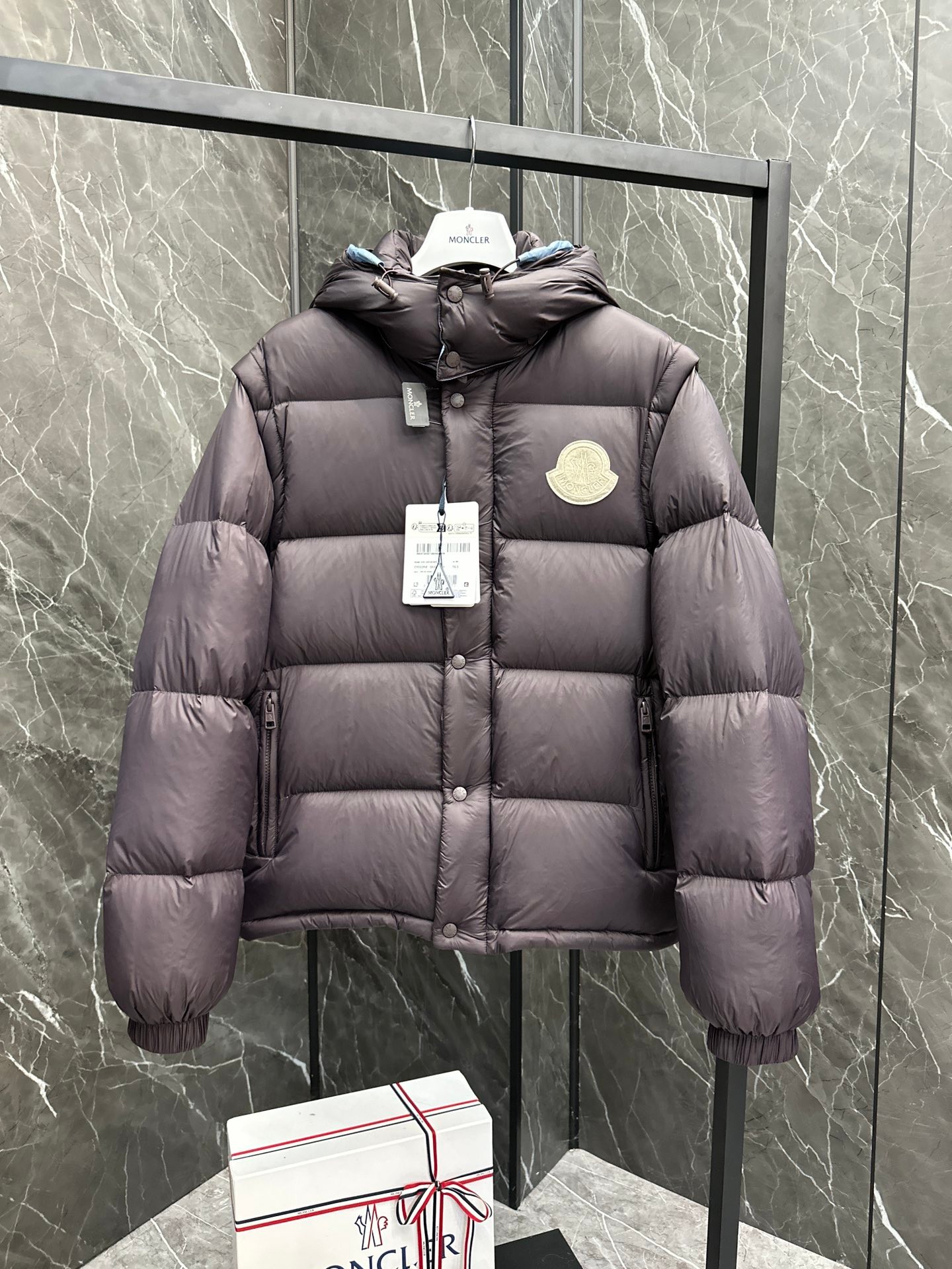 Moncler Cyclone 2-in-1 Down Jacket Coat