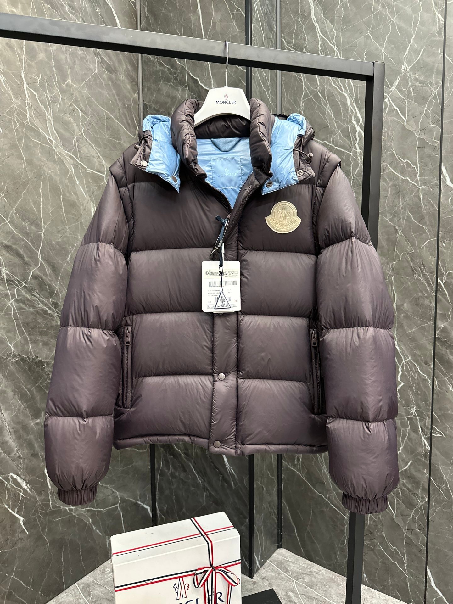 Moncler Cyclone 2-in-1 Down Jacket Coat