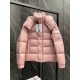  Moncler Maya 70s Short Down Coat Jacket Pink