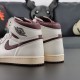 A MA MANIERE X NIKE AIR JORDAN 1 RETRO HIGH OG SP SAIL AND BURGUNDY 