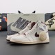 A MA MANIERE X NIKE AIR JORDAN 1 RETRO HIGH OG SP SAIL AND BURGUNDY 