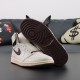 A MA MANIERE X NIKE AIR JORDAN 1 RETRO HIGH OG SP SAIL AND BURGUNDY 