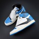 TRAVIS SCOTT X FRAGMENT X NIKE AIR JORDAN 1 HIGH OG SP MILITARY BLUE 