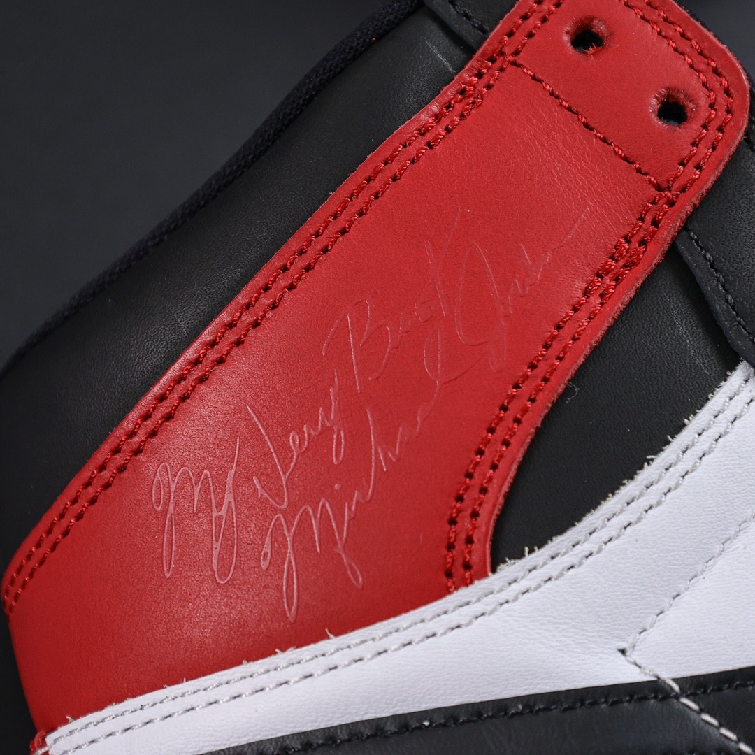 NIKE AIR JORDAN 1 BLACK TOE REIMAGINED