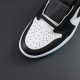 NIKE Air Jordan 1 Low Black and Dark Powder Blue 