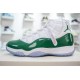 Air Jordan 11 Retro Thunder Green/White Shoe