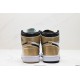  Air Jordan 1 Retro High NRG Patent Gold Toe