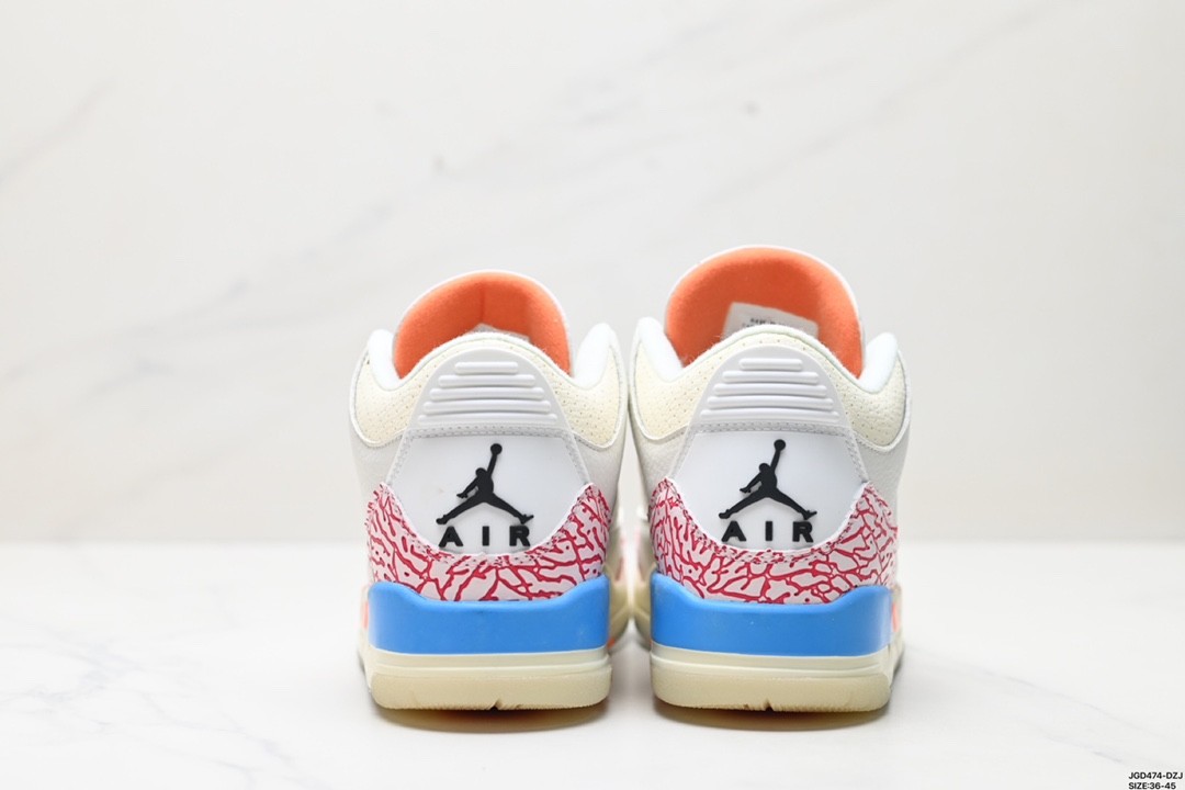 Air Jordan 3 Retro UNC White/Pink