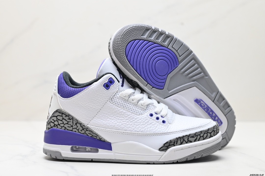 Air Jordan 3 Retro AJ3 Mid-Top Basketball Shoes