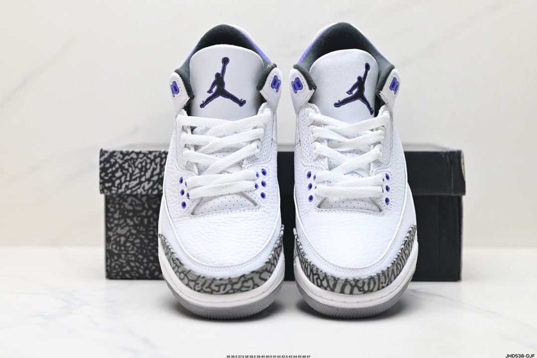 Air Jordan 3 Retro AJ3 Mid-Top Basketball Shoes