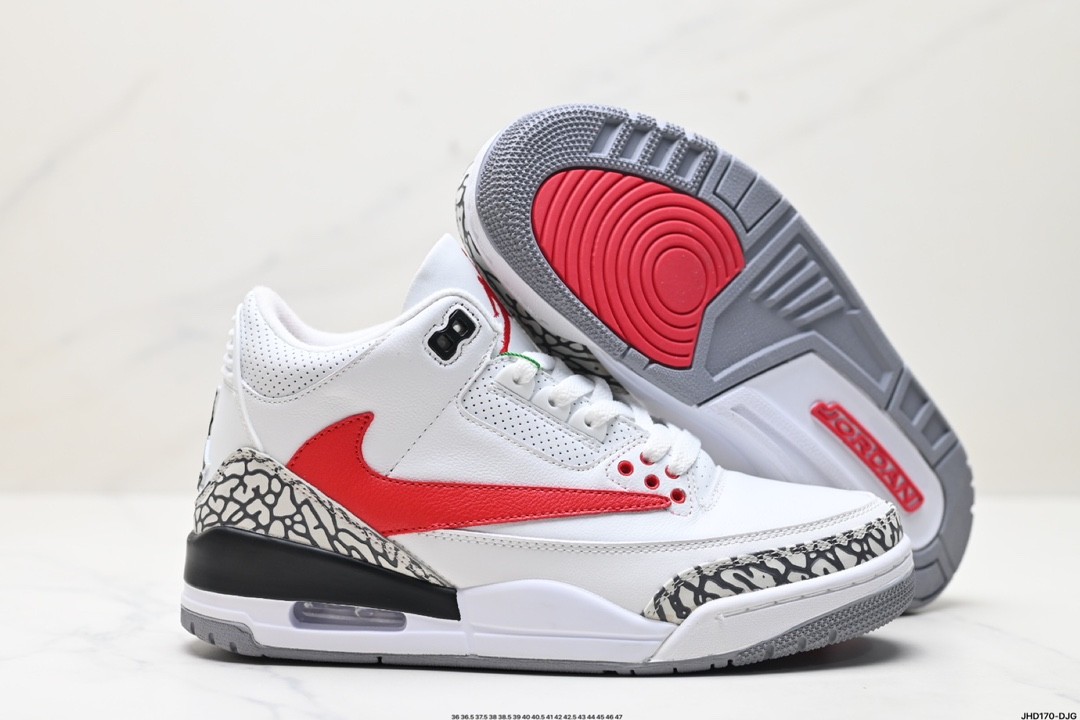 Travis Scott x Air Jordan 3 Retro White/Red