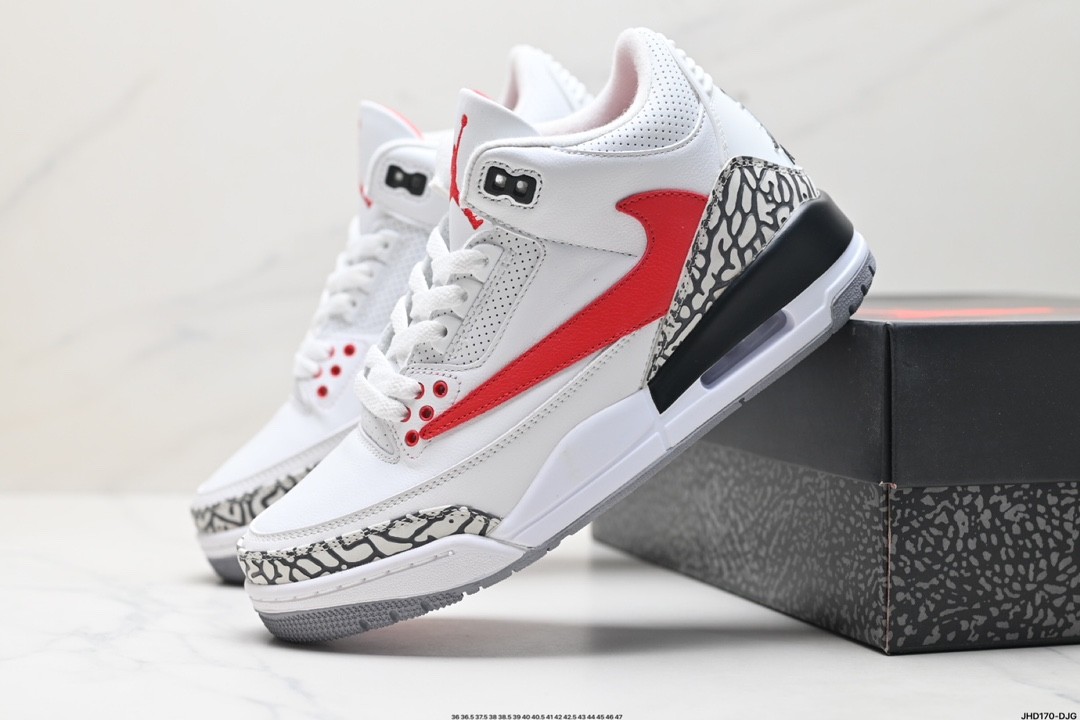 Travis Scott x Air Jordan 3 Retro White/Red