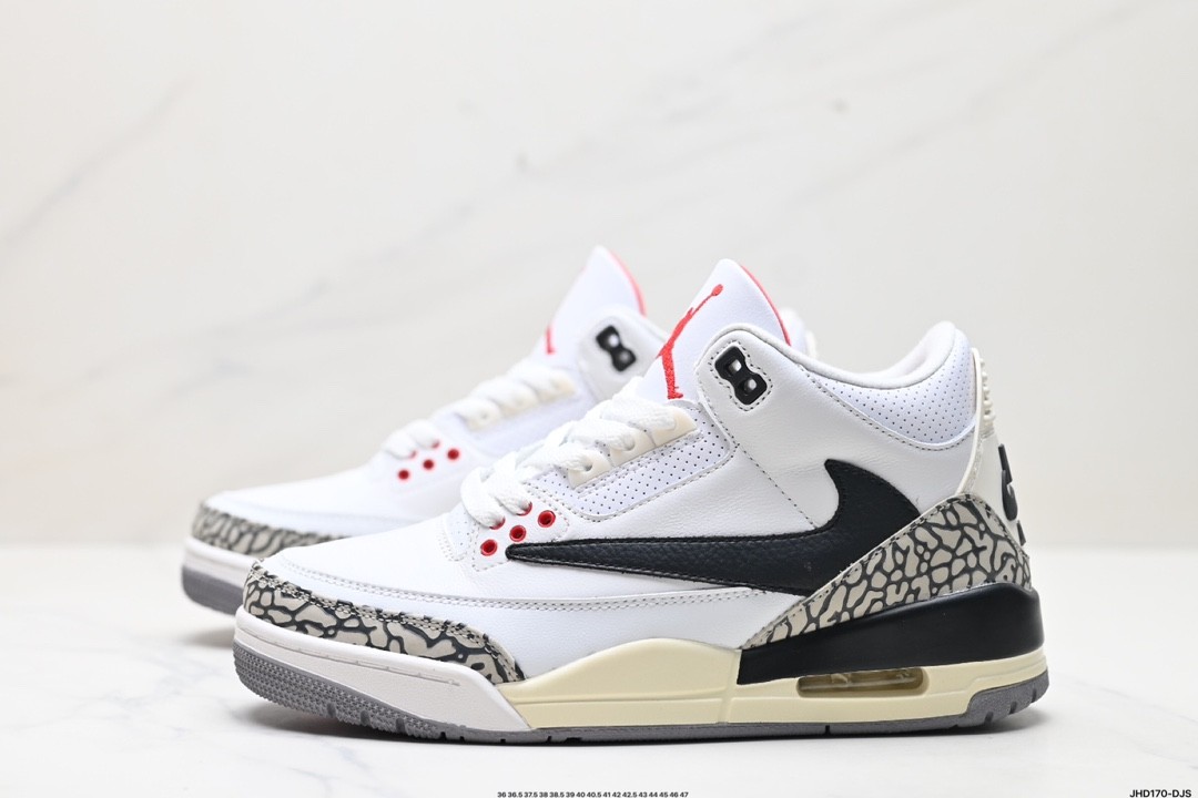 Travis Scott x Air Jordan 3 Retro White/Black