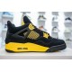 Air Jordan 4 Retro Thunder Black/Gold