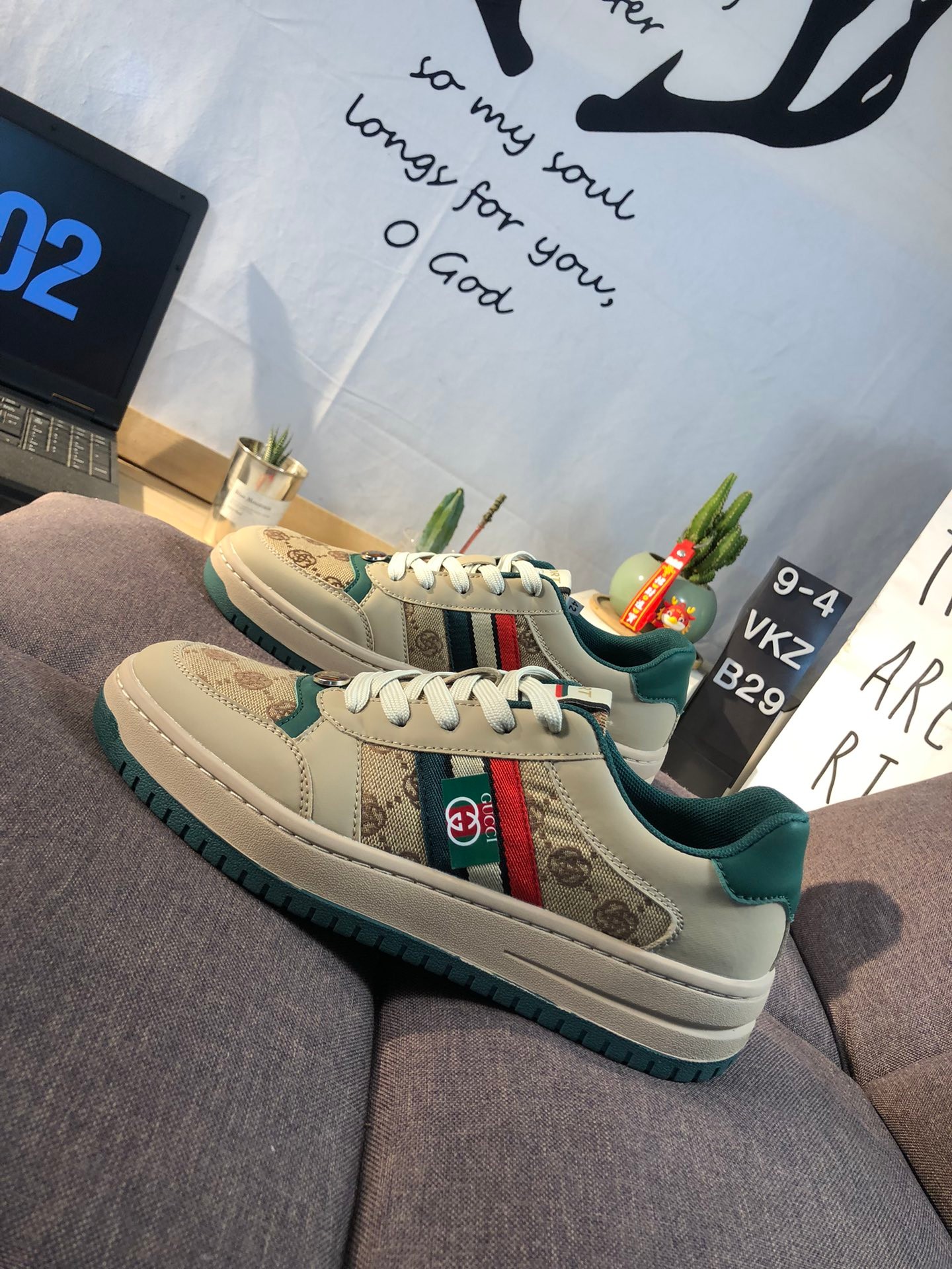 Gucci GG Distressed Screener Sneaker