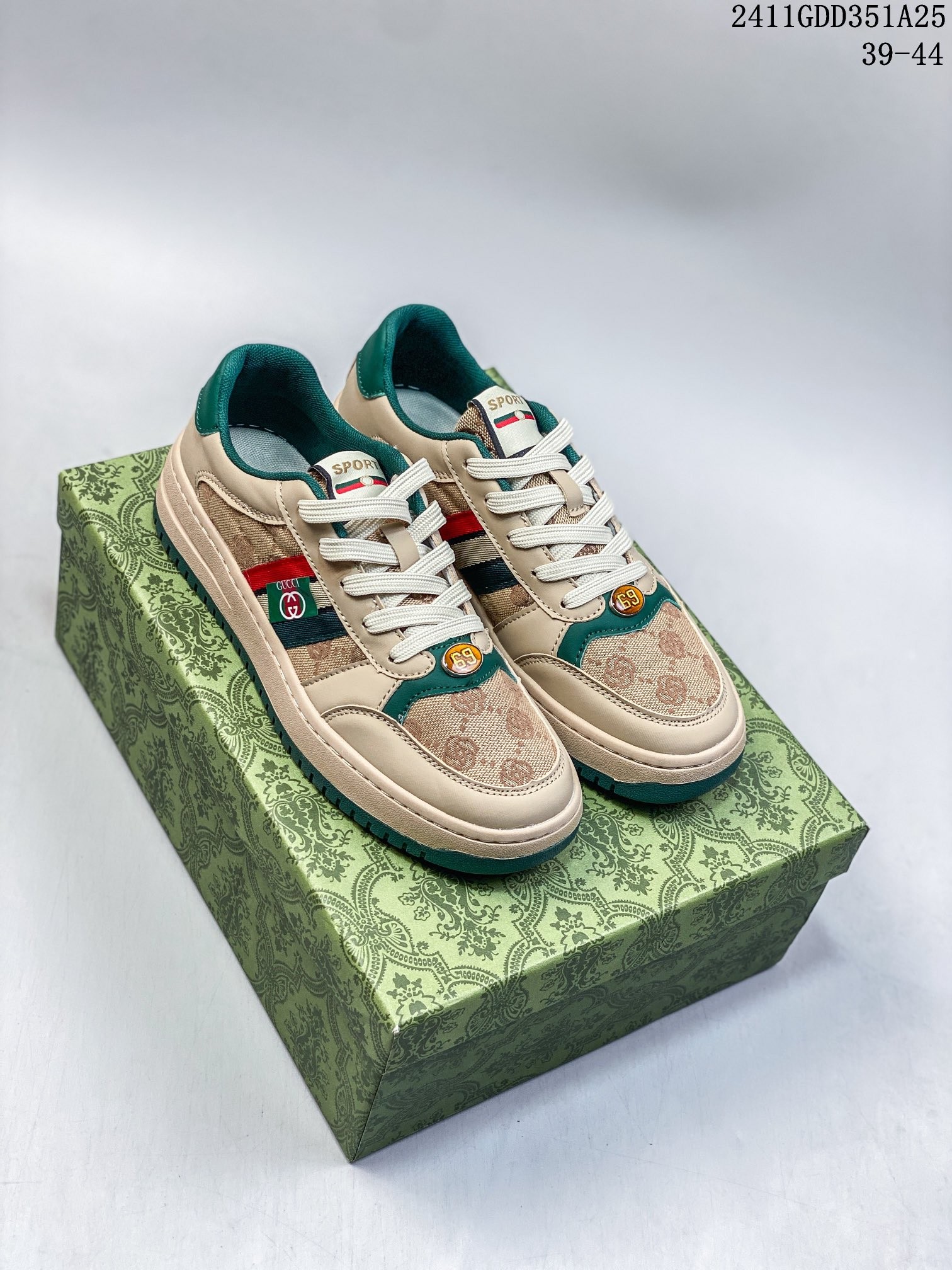 Gucci GG Distressed Screener Sneaker