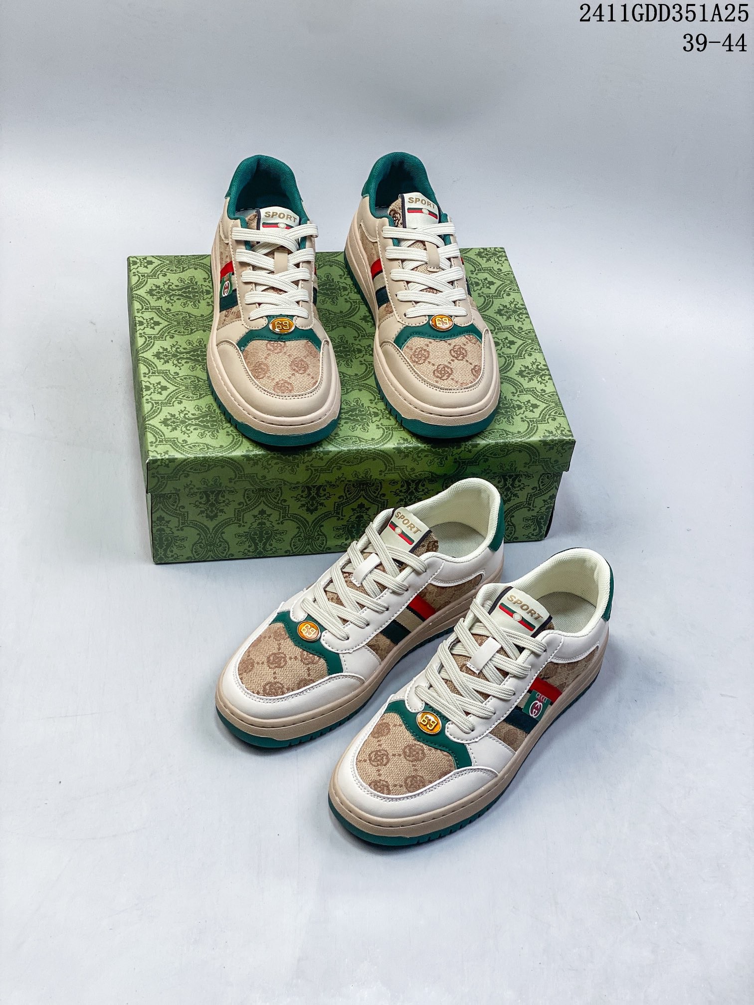 Gucci GG Distressed Screener Sneaker