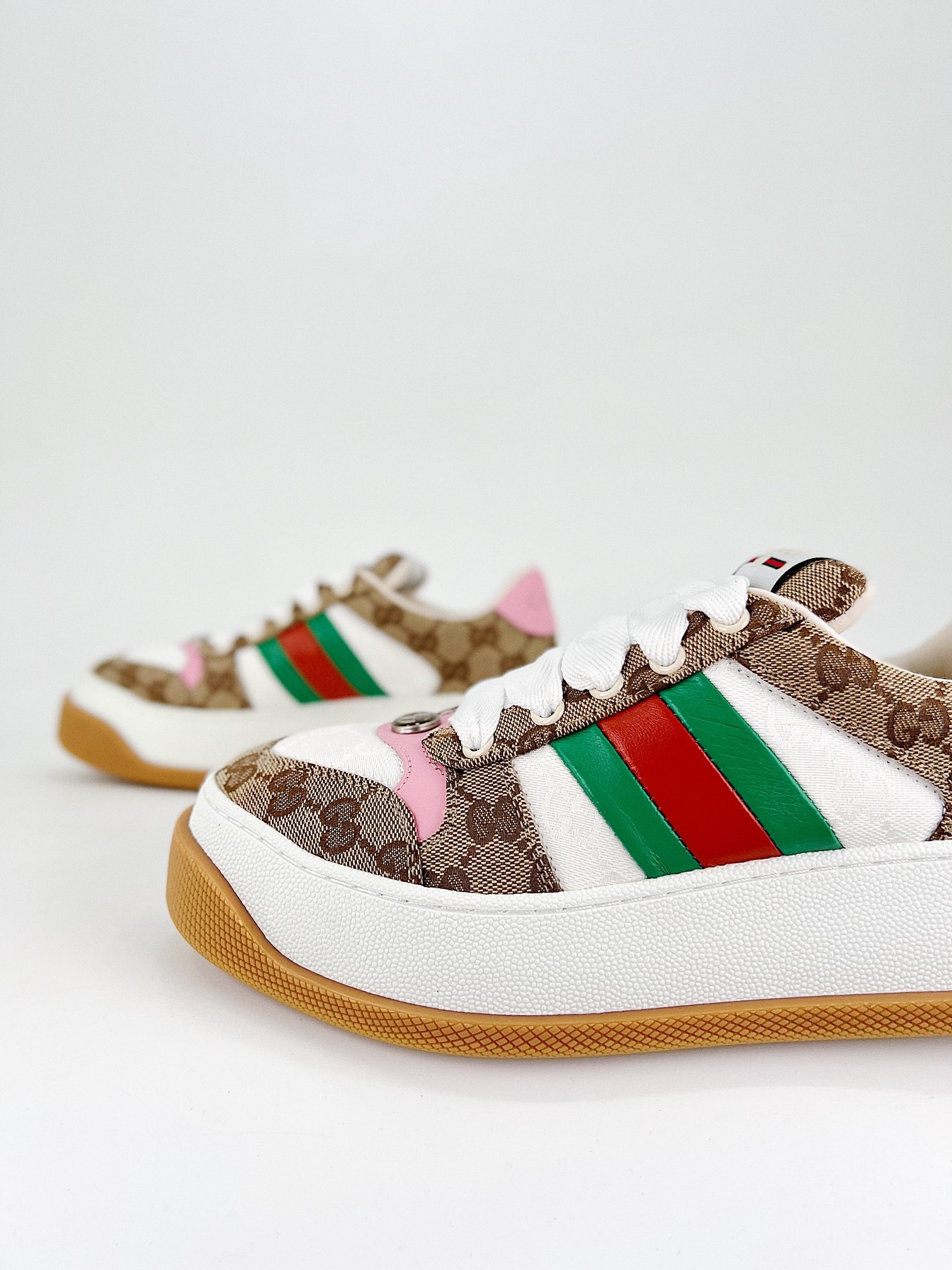 Gucci Chunky Thick-Soled "Dirty" Sneakers