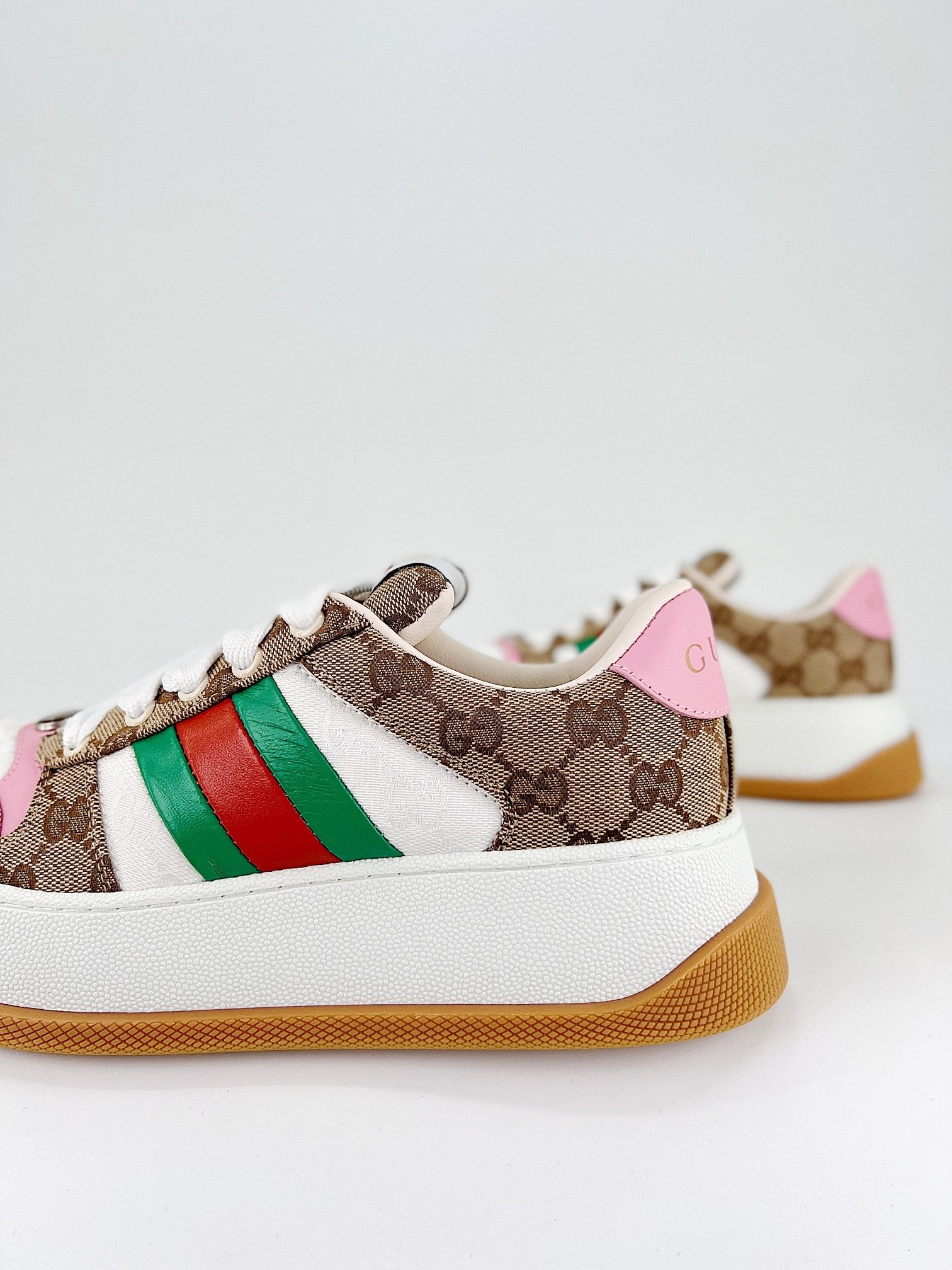 Gucci Chunky Thick-Soled "Dirty" Sneakers