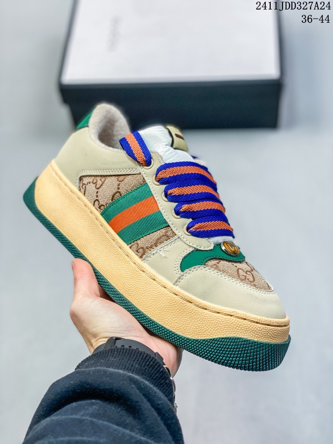  Gucci Double Screener Platform GG Sneaker Low