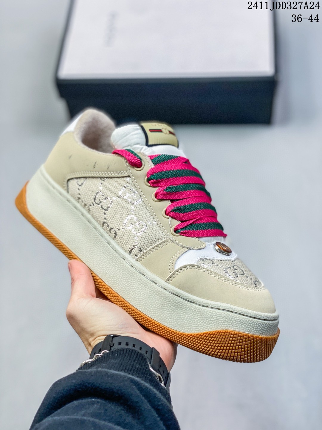 Gucci Double Screener Platform GG Sneaker Low