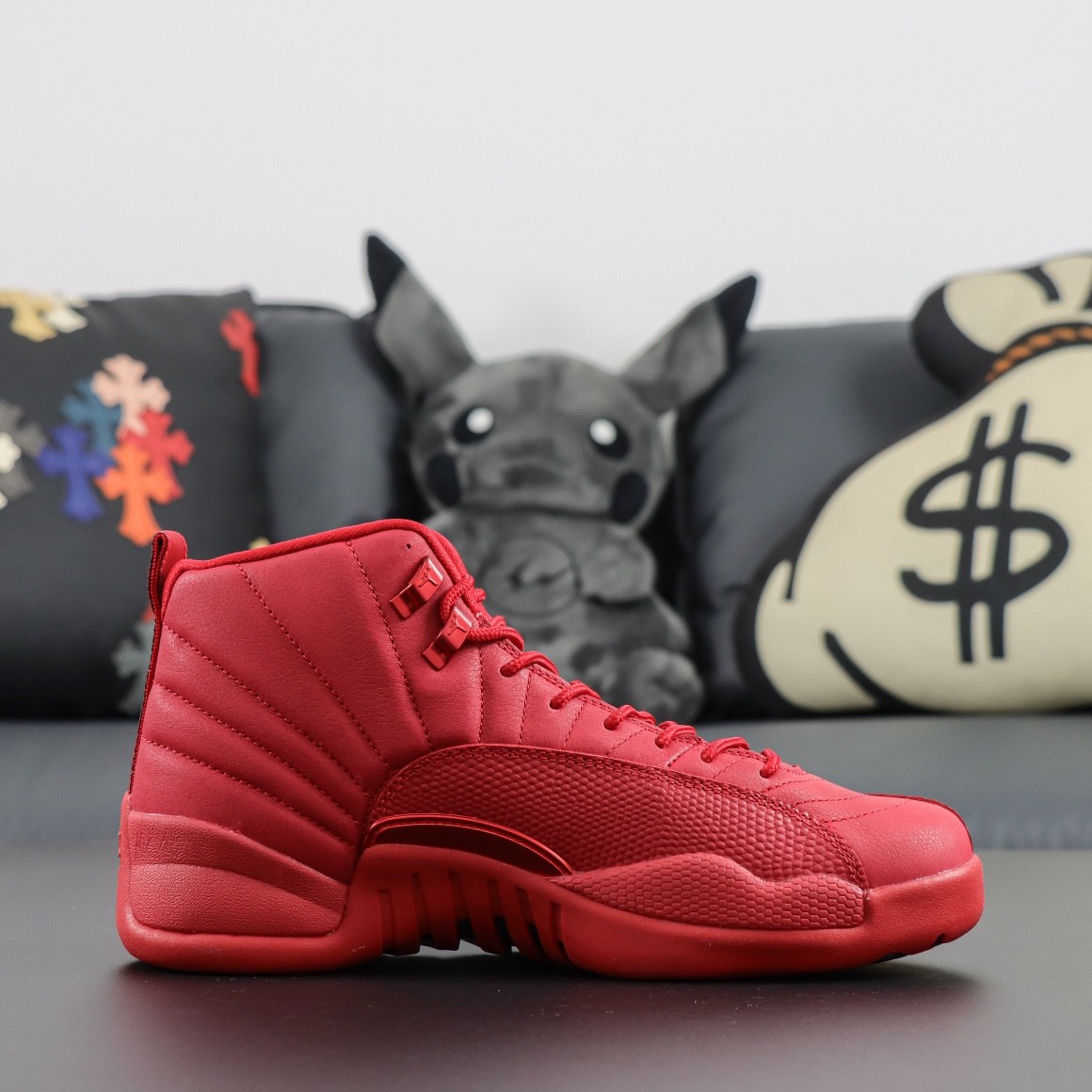 NIKE AIR JORDAN 12 Gym Red Basketball Shoes