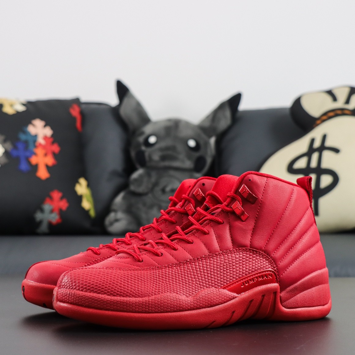 NIKE AIR JORDAN 12 Gym Red Basketball Shoes