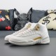 NIKE AIR JORDAN 12 OVO White Basketball Shoes