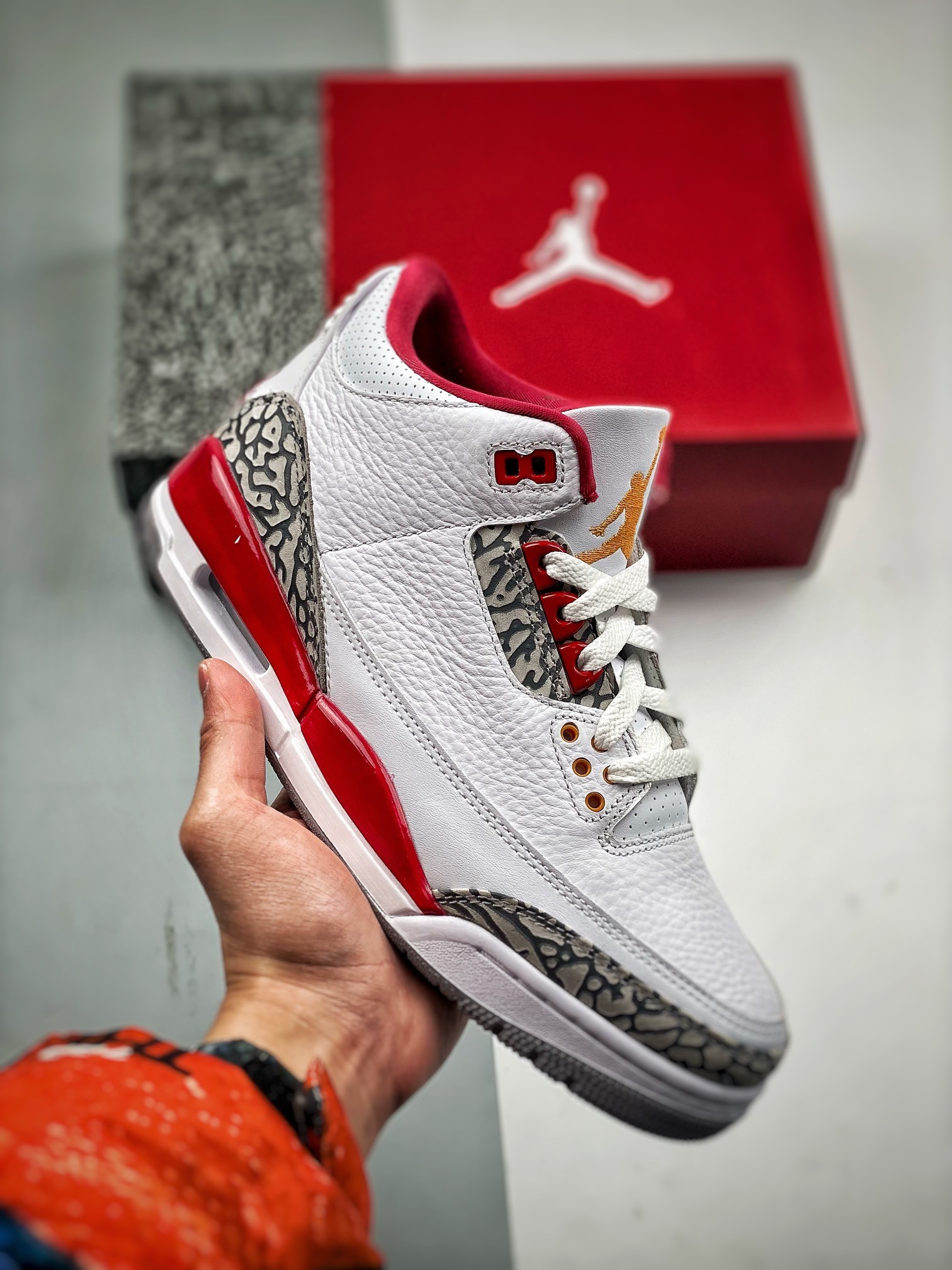 NIKE AIR JORDAN 3 RETRO CARDINAL RED Basketball Shoes