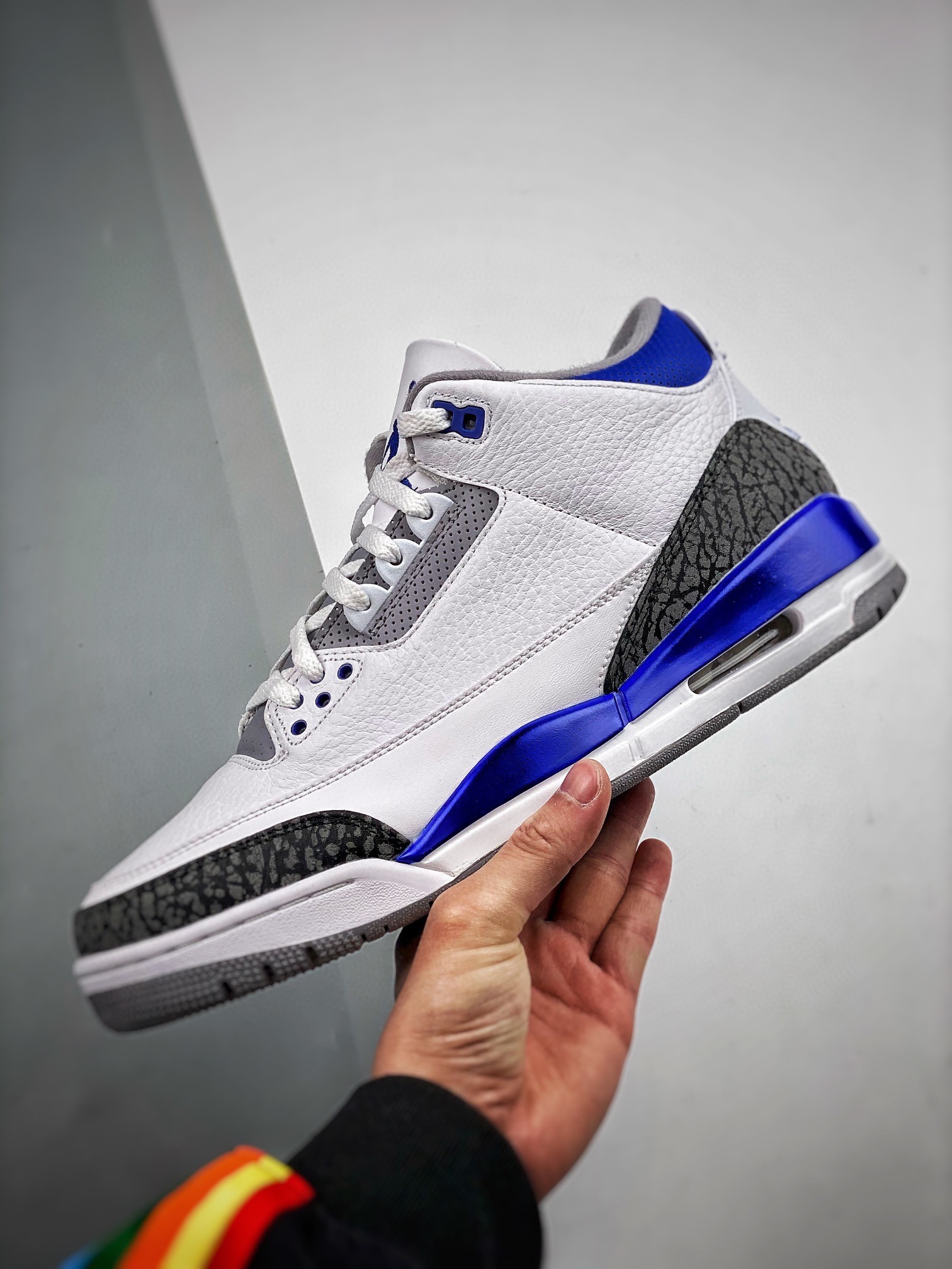 NIKE AIR JORDAN 3 RETRO RACER BLUE Basketball Shoes