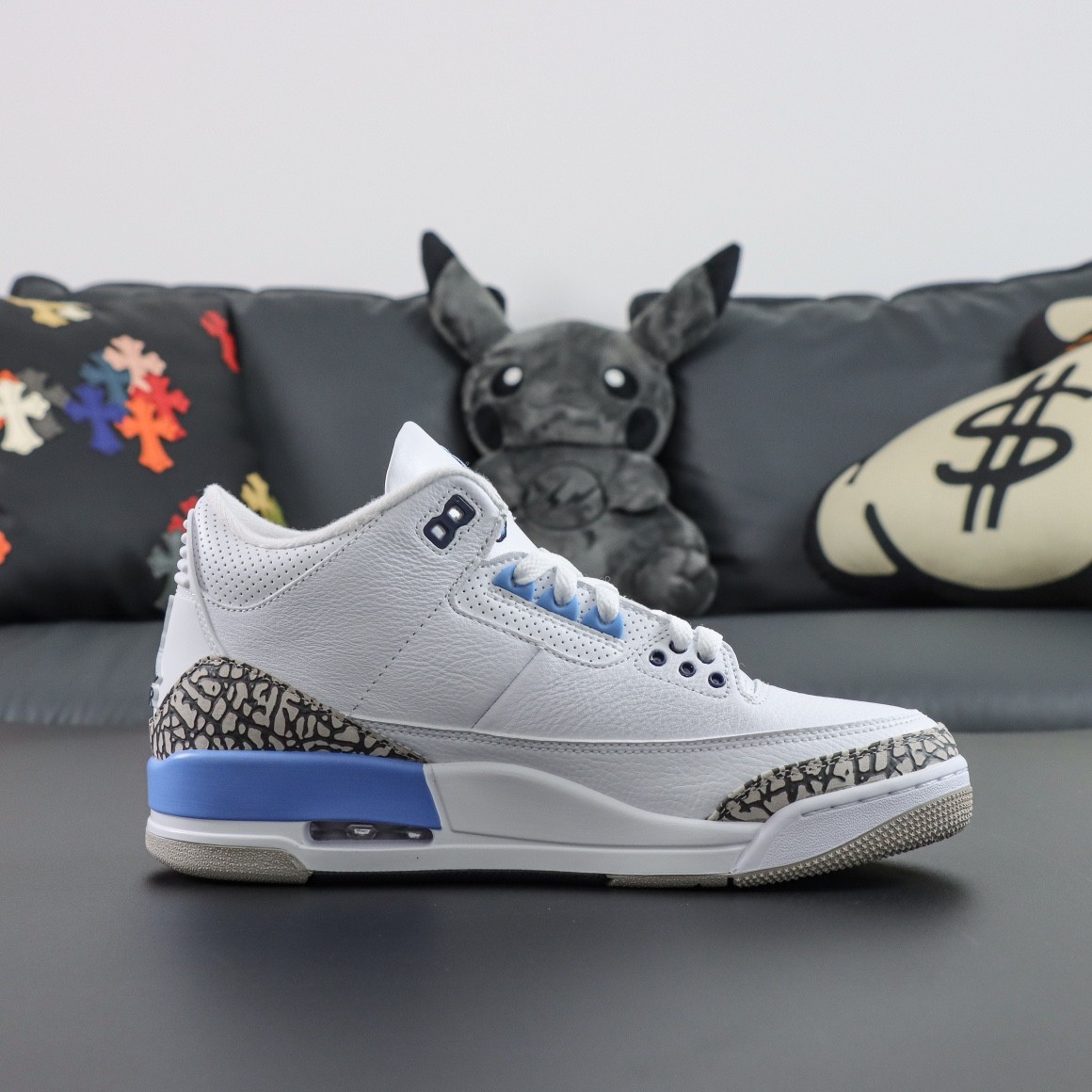 NIKE AIR JORDAN 3 RETRO VALOR BLUE Basketball Shoes