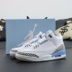 NIKE AIR JORDAN 3 RETRO VALOR BLUE Basketball Shoes